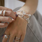 silver925 chain born bracelet