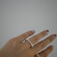 silver925 baroque Pearl ring80